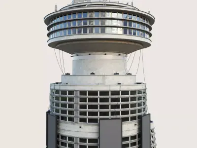 Building Skyscraper City Town Downtown Office Space  Work Street Low-poly 3D model