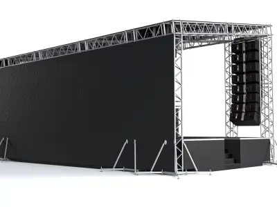 Concert Stage 05 3D model