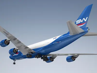  Boeing 747-8F Silk Way West Airlines 