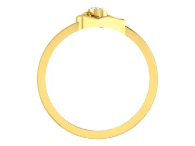 Women Ring Render 3dm STL OBJ FBX  3D print model buy