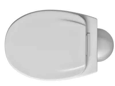 Floor Mount EWC toilet 3D model Modeled in 3ds max 3D model