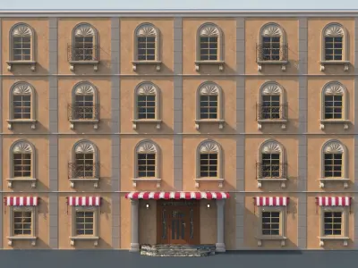 Modular Building 3D model purchase