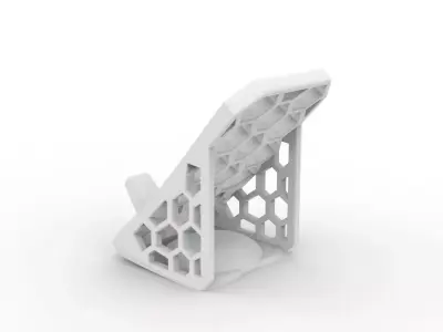 Honeycomb Phone Stand 3D Printable 3D print model