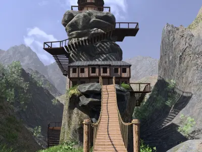 Scene Landscape 3D model