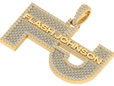 Costume HipHop Pendant 3D print model