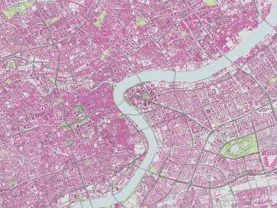 Shanghai City urban planning maquett  building  Topography MODEL 3D model