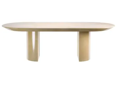 Knife Edge Dining Table 3D model