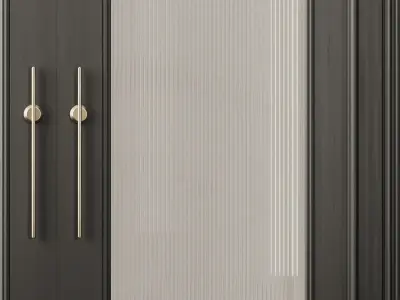 Entrance door set11 3D model