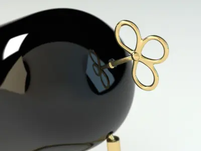Runaway Lamp 3D model