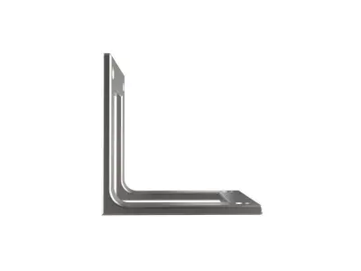 Bracket stainless steel door handle 3D print model
