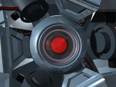 Robot Mechanic Arm - Full 3D model