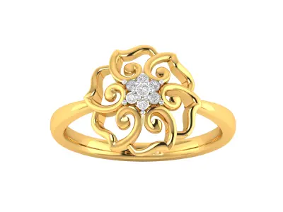  Women Ring Render 3dm STL MTL SLC JCD OBJ FBX Details 3D print model 15