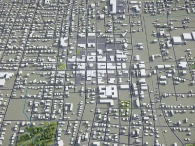 McKinney Low-poly 3D model