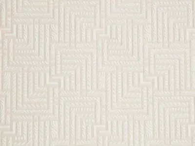 Ivory Geometric Relief Wallpaper  Texture