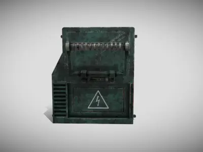 Sci-fi Panel Element Low-poly 3D model order