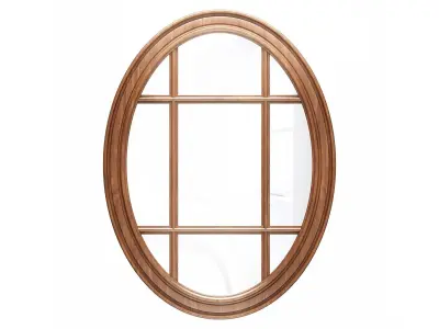 Mirror in a wooden frame GZ-M1030 3D model