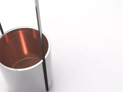 Chene Oil Lamp Low-poly 3D model