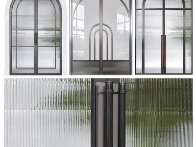 Classic doors 3D model