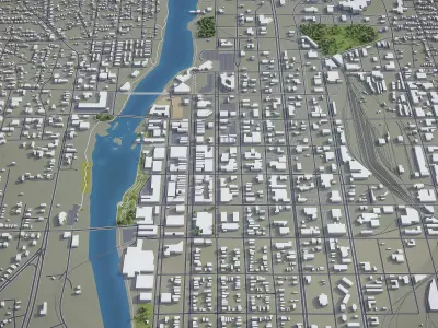 Columbus Low-poly 3D model