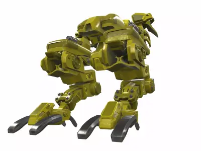 Battle mech robot ord 9Y 3D model