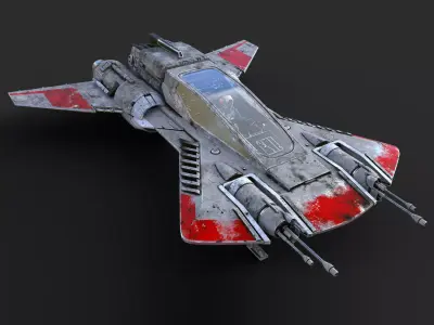 Pirate Snub Fighter DAZ3D Version 3D model