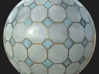 Marble tile floor Texture