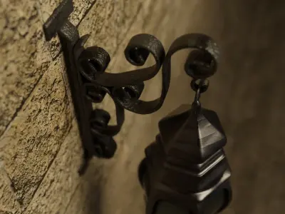 Medieval Lantern 3D model get