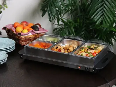 Rebrilliant Plastic  Countertop Food Buffet Warmer 3D model