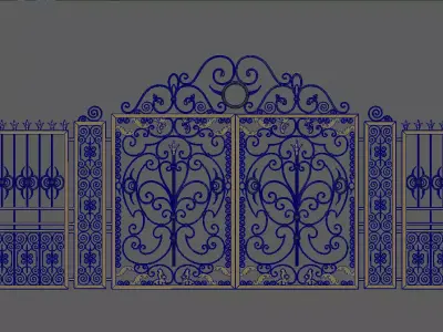 Metal Gate 3D model