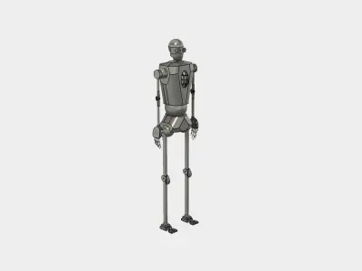 Lightweight Soldier Robot 3D model