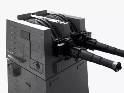 XX-9 heavy turbolaser 3D model