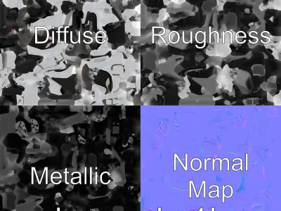 Dark Blue Supersonic Taxi with Sleek Arrowhead Design Low-poly 3D model