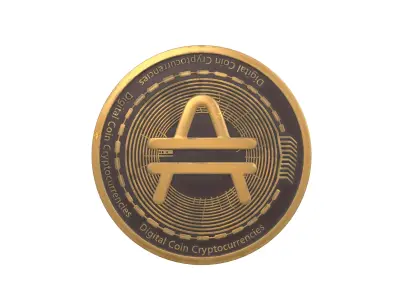 Amp Coin v3 002 Low-poly 3D model
