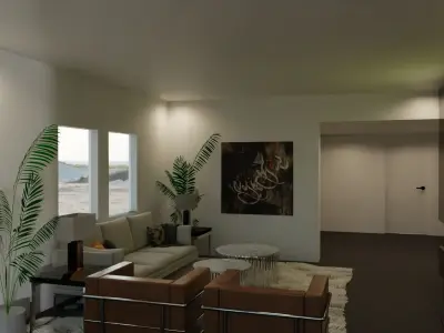 modern Lamp  3D model