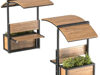 Urban Furniture 04 3D model