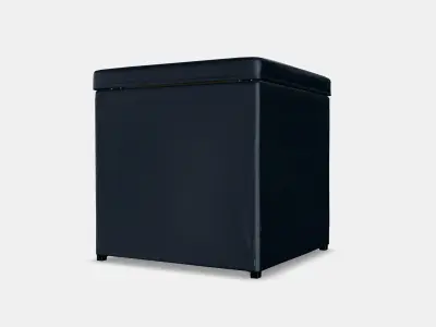 BOSNAS stool with storage Low-poly 3D model