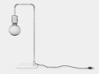 Modern contemporary minimalist table lamp 3D model