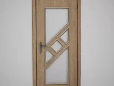 CGAxis Door 3D model get