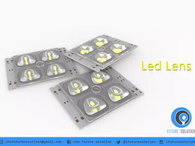 Led Lens Free 3D model