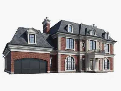 Classic house 2 3D model