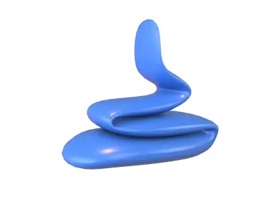 Liquid Dripping v1 016 Low-poly 3D model