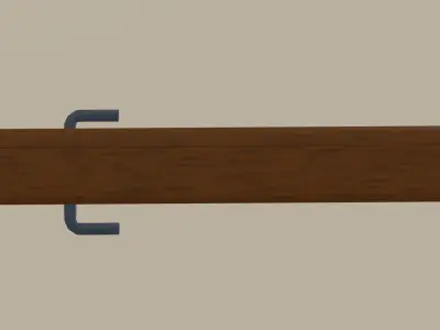 Interior Door Low-poly 3D model buy