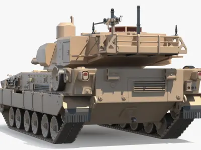 US Army M10 Booker Armored Combat Vehicle 3D model