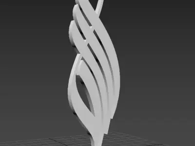 Allah Word 3D Model 3D model