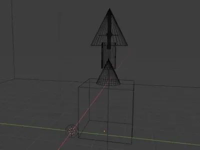 Model Of A Lamp On A Side Stole Low-poly 3D model