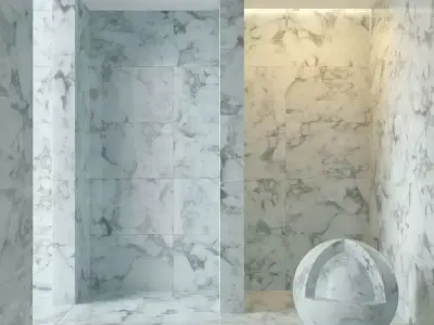 Marble wall 222 3D model