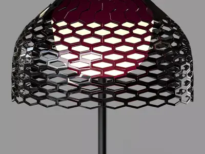 T6223 Cage Floor Lamp 3D Model 3D model