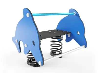 Spring rocking Kompan  3D model