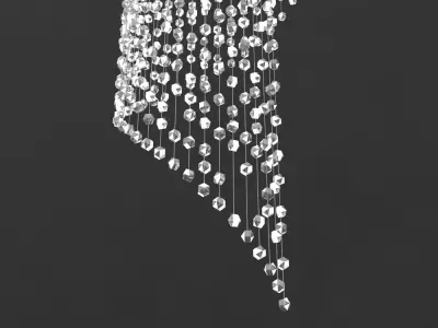 Crystal Chandelier 3D model