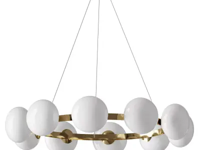 CB2 Curie Chandelier 3D model